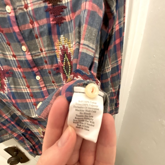 Embroidered Button Tunic | Johnny Was - Picture 6 of 6